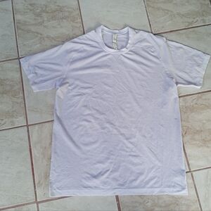 Lululemon Athletic Shirt Short Sleeve White Men's XL